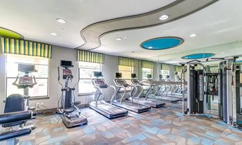 Two level fitness center